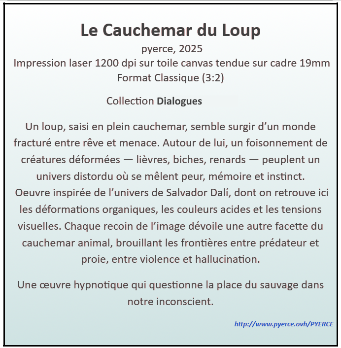 Cartel de le Cauchemar du Loup
